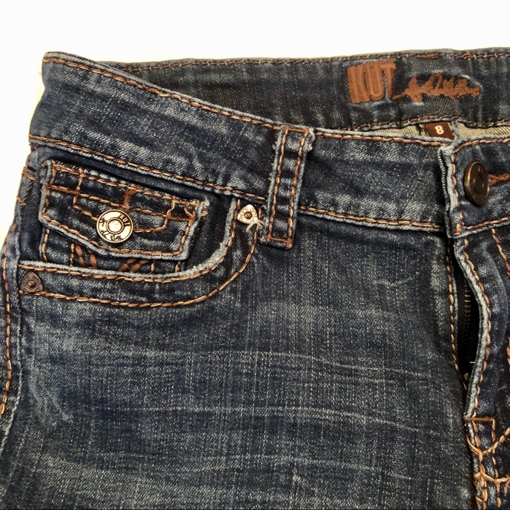 Kut From The Kloth Midrise Boot Cut Jeans - 8